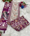 AT 136 A to D By Amrutvela Viscose Maslin Best Dress Material Wholesale Shop In Surat
